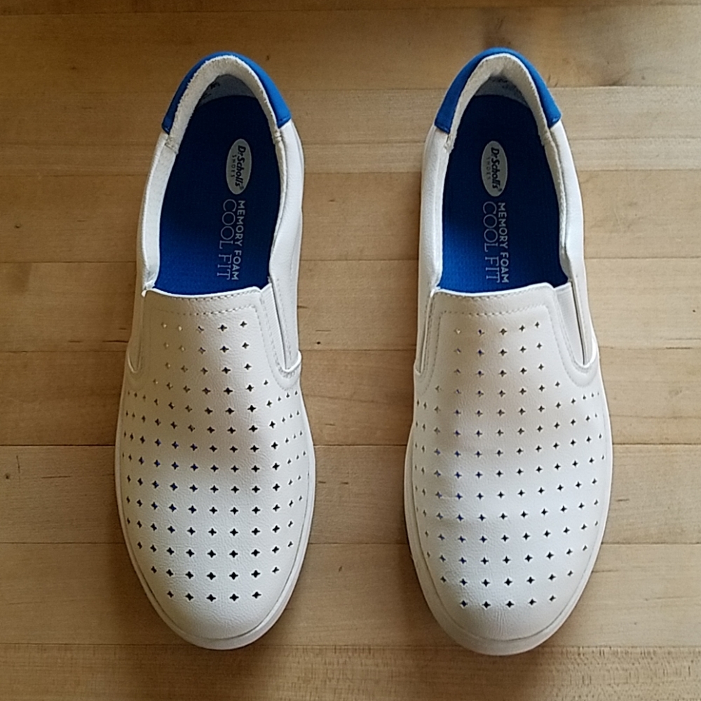 Dr Scholls Madison White Chopout Size 7 1/2 Shoes